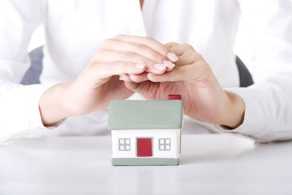 hands protecting house